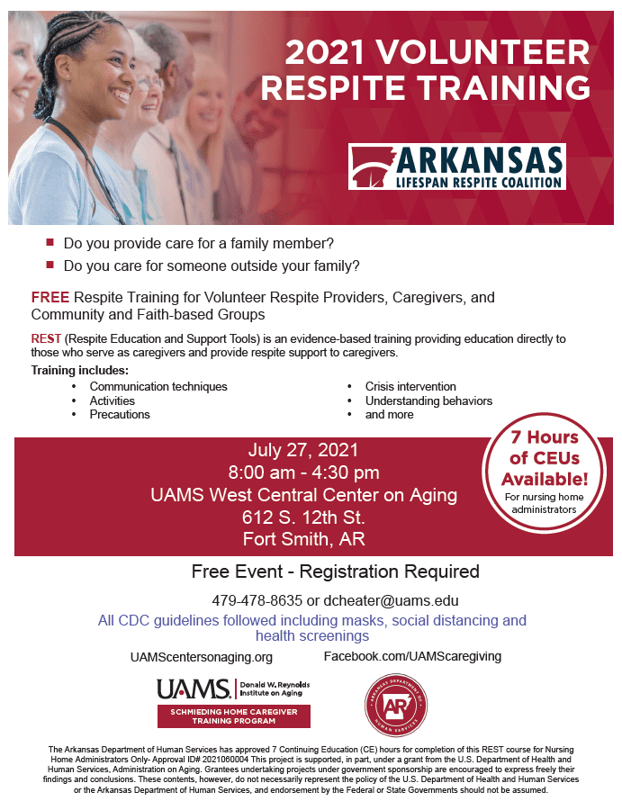 2021 Volunteer Respite Training